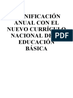 Planificacion Curricular Modelo 4° Grado