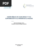 Visión Bíblica de Juan Wesley - Mark W. Wethington