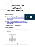 Macroeconomics 10th Edition Colander Solutions Manual 1