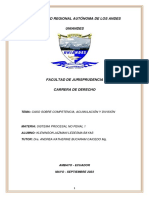 Tarea 2 Caso Sobre Competencia, Acumulación y División Del Sistema Procesal No Penal 1.