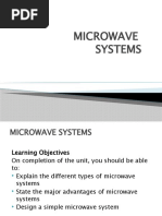 Lecture 1 - Microwave Systems