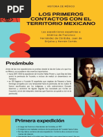 Los Primeros Contactos Con El Territorio Mexicano