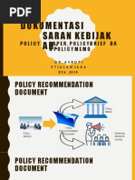 Dokumentasi Saran Kebijakan Policy Paper