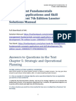 Management Fundamentals Concepts Applications and Skill Development 7th Edition Lussier Solutions Manual 1