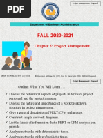 Projectmanagementch5 1921fall