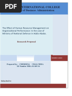 Chimdesa Research Proposal