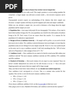 Determining Sample Size