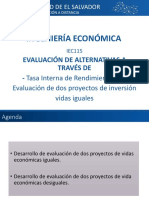 Tir Iec 115 Evaluacion de Dos Proyectos de Vidas Iguales