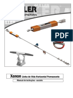 Xenon Linha de Vida Horizontal Permanente. Manual de Instruções - Usuário