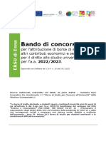 Bando Di Concorso 2022 23