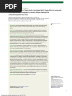 Efficacy and Safety of Baricitinib Combined With Topical Corticosteroids For Treatment of Moderate To Severe Atopic Dermatitis