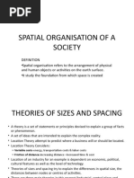 2021 Introduction To Spatial Organisation of A Society