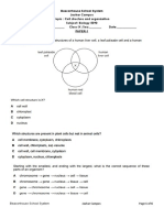 Cell Structure Resource Sheet 22-23