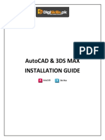 AutoCAD & 3DS MAX Installation Guide