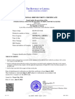 ISSC - International Ship Security Certificate Full Term