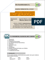 Psicometría, Calidad de Aire y Confot