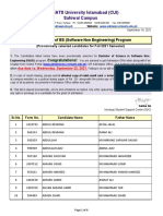 BSE Merit List