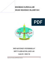 Pedoman Kurikulum Pendidikan Wahdah Islamiyah 2021-2022