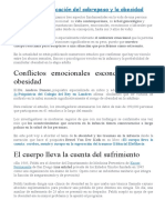 Biodescodificación Del Sobrepeso y La Obesidad