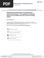 Releasing The Death-Grip of Null Hypothesis Statistical Testing (P .05) : Applying Complexity Theory and Somewhat Precise Outcome Testing (SPOT)