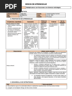 SESION Multiplicacion Fracciones