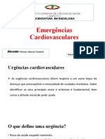 AULA 3. Emergências Cardiovasculares