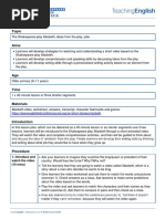 Teaching Kids Shakespeare Macbeth Lesson Plan