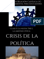 Clase 11 - La Nueva Teología Moral Social, I - La Amistad Cívica