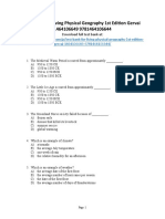 Living Physical Geography 1st Edition Gervais Test Bank Download