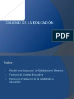 Calidad Educativa