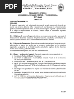 Reglamento Interno de La U.E. Las Piedras-Pedro Herrera 2021