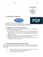 8.1 Purpose of The Unit: 8 Design of Distillation Column