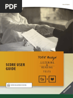 TOEIC Bridge L&R Score User Guide - 2