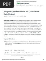 Frequent Item Set in Data Set (Association Rule Mining) - Unit3