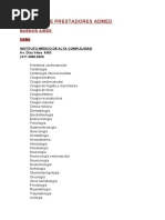 Cartilla Admed Con Especialidades