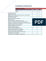 Plan Preventivo de Mantenimiento Diesel