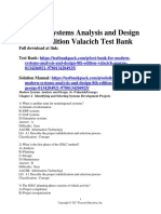 Modern Systems Analysis and Design 8th Edition Valacich Test Bank Download