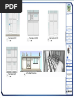 Arquitectura Corte y Elevacion Local Comunal