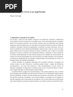 La Política-En Torno A Su Significado-Hugo Quiroga