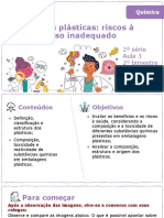 Embalagens Plásticas: Riscos À Saúde Por Uso Inadequado: 2 Série Aula 3 2º Bimestre