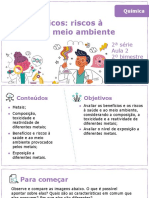 Metais Tóxicos: Riscos À Saúde e Ao Meio Ambiente: 2 Série Aula 2 2º Bimestre