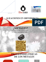 Metales y Alambres en Ortodoncia