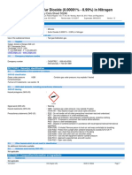 Sulfur Dioxide (0.00001% - 0.99%) in Nitrogen: Safety Data Sheet 50246