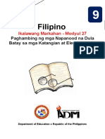 Fil9 Q2 Mod27 PaghahambingngmganapanoodnaDula Version2