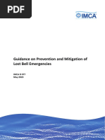 IMCA D 077 - Guidance On Prevention and Mitigation of Lost Bell Emergencies - Rev. 0 May 2023