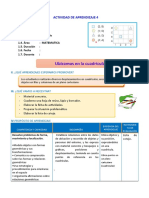 D4 A1 SESION MAT. Ubicamos en La Cuadrícula