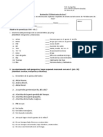 Evaluación El Fabricante de Risas