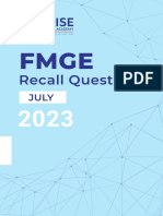 FMGE Recall 1