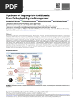 Syndrome of Inappropriate Antidiuresis From Pathophysiology To Management