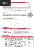 1° Grado - Experiencia de Aprendizaje N°03